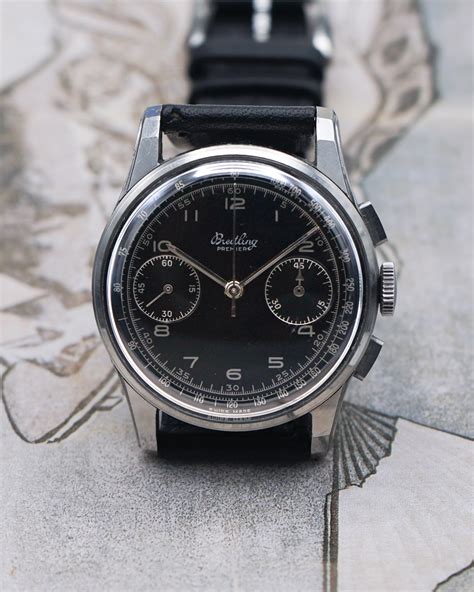 breitling premier ref 760|1946 Breitling Premier ref. 760 black dial .